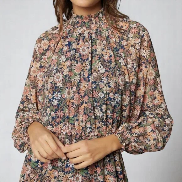 NWT Lost + Wander FLOWER POWER MINI DRESS - Picture 5 of 7